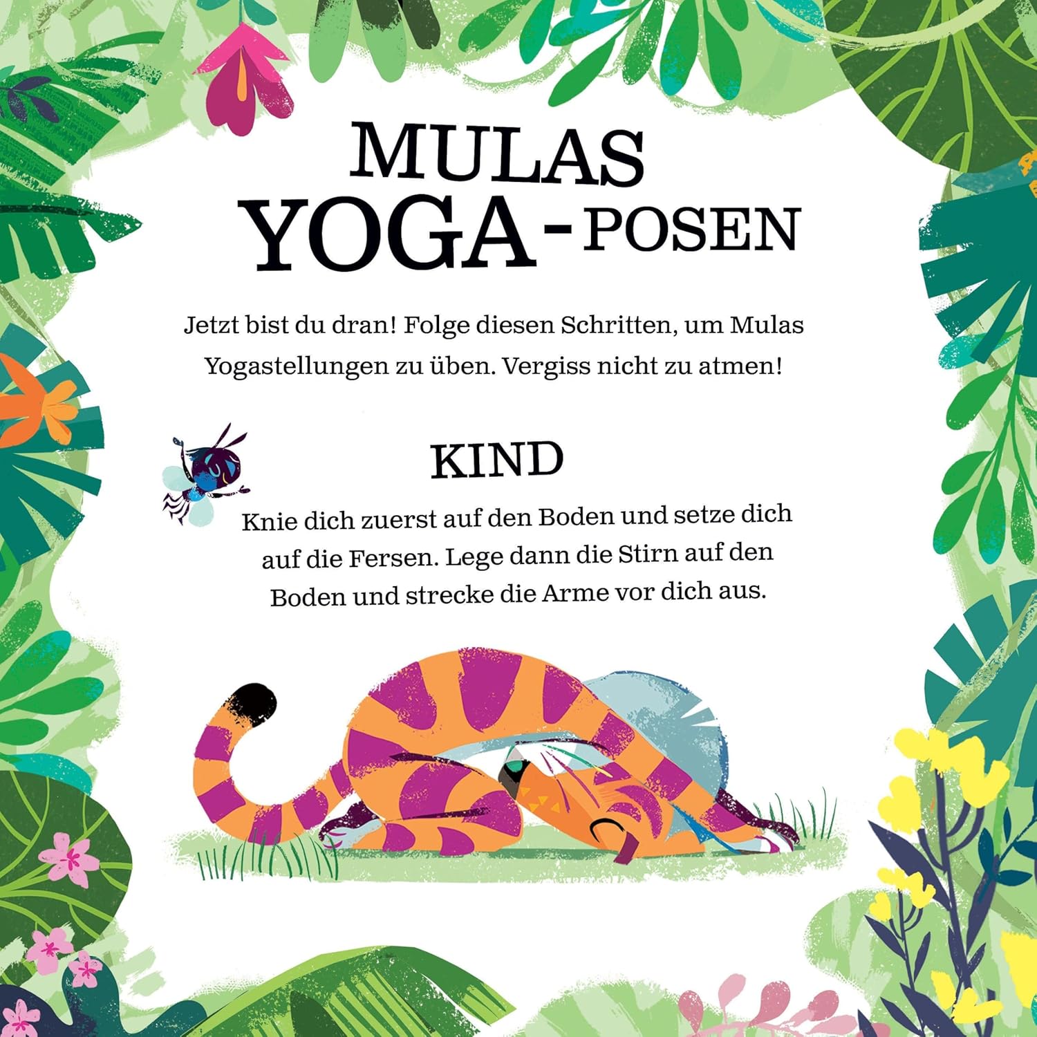 Kinderyoga-Mitmachbuch "Mula und die starke Fliege" – Bild 7