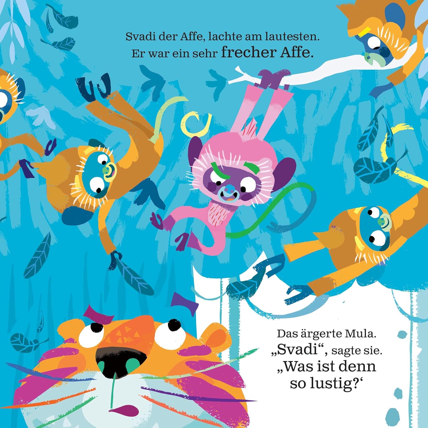 Kinderyoga-Mitmachbuch "Mula und der freche Affe" – Bild 2