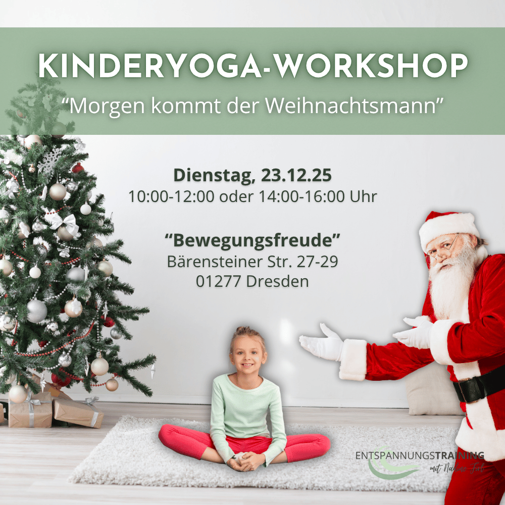 Kinderyoga-Workshop "Morgen kommt der Weihnachtsmann" in Dresden
