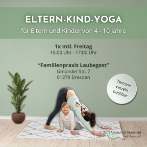 Eltern-Kind-Yoga - freitags in der Familienpraxis Laubegast in Dresden