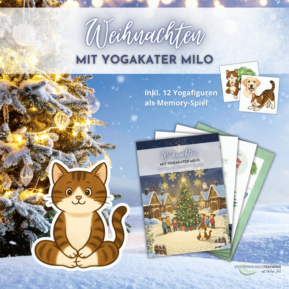Weihnachten mit Yogakater Milo - Kinderyoga, Achtsamkeit & Spaß