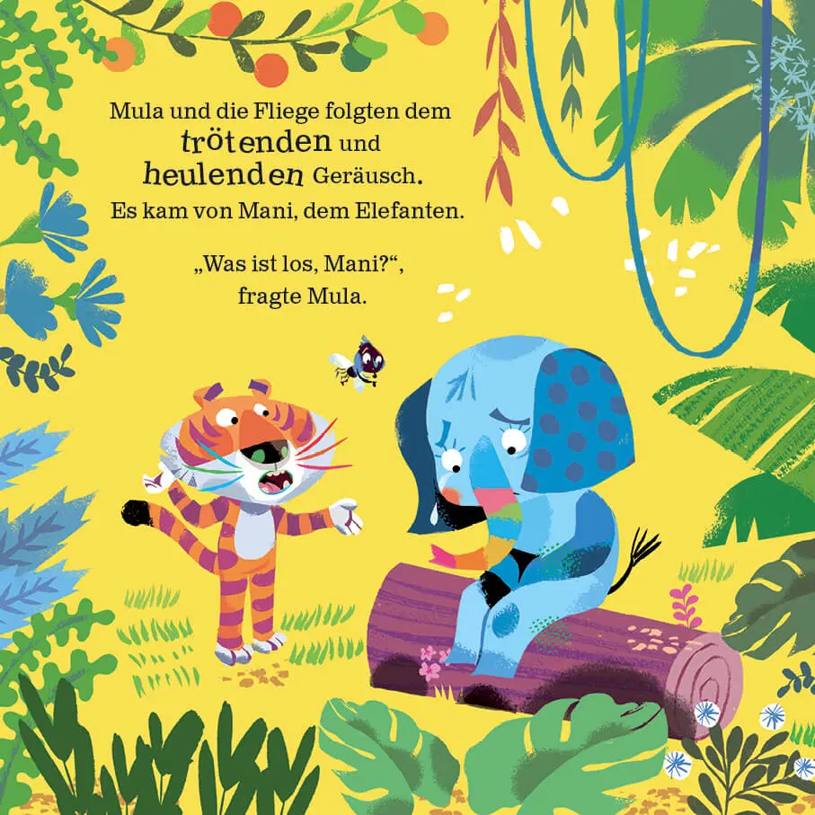 Kinderyoga-Mitmachbuch "Mula und der unsichere Elefant" – Bild 2
