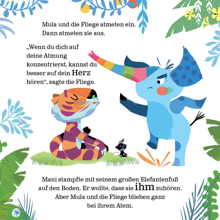 Kinderyoga-Mitmachbuch "Mula und der unsichere Elefant" – Bild 5