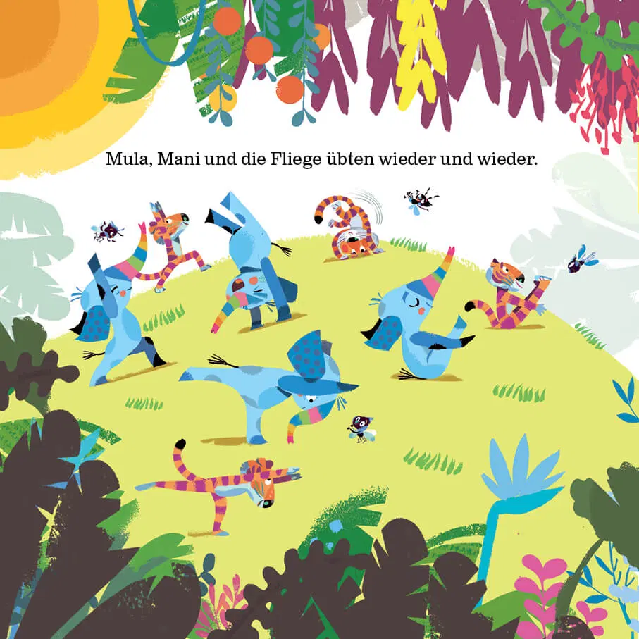 Kinderyoga-Mitmachbuch "Mula und der unsichere Elefant" – Bild 9