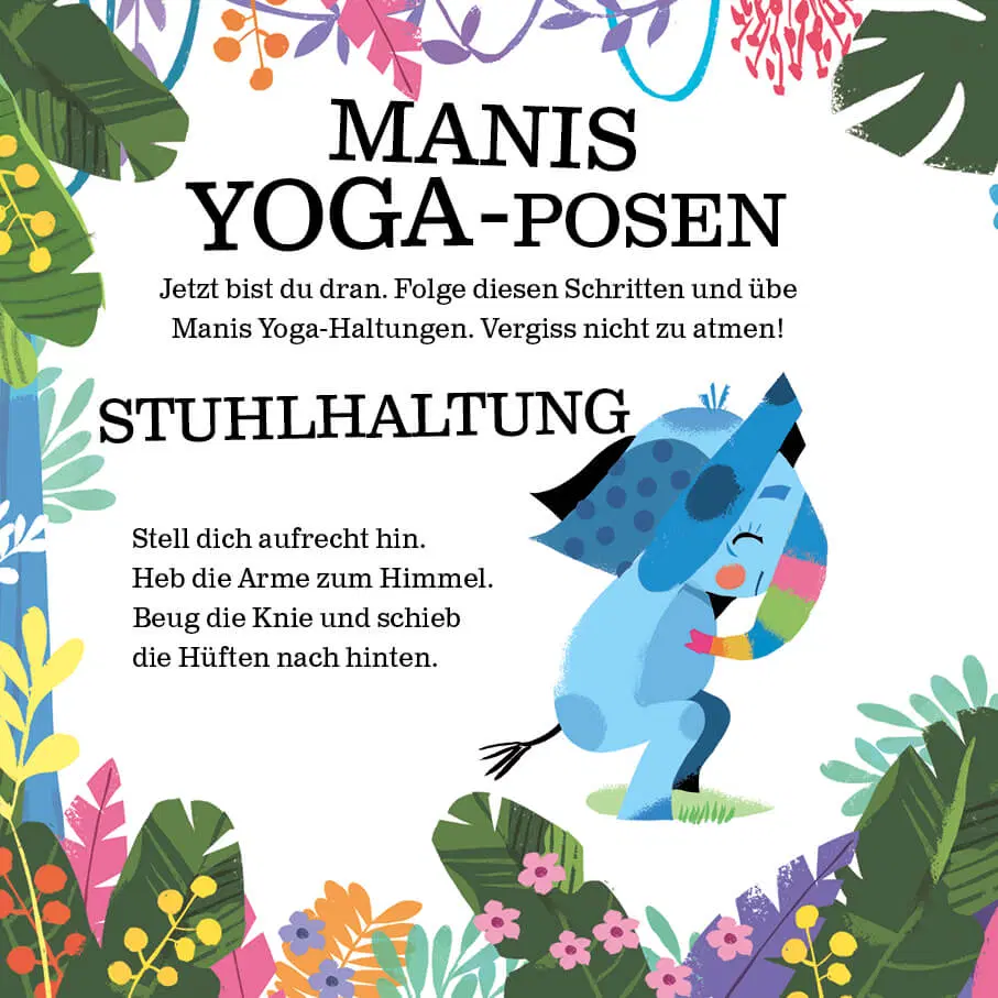 Kinderyoga-Mitmachbuch "Mula und der unsichere Elefant" – Bild 10