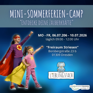 Mini-Sommerferien-Camp "Entdecke deine Zauberkräfte"