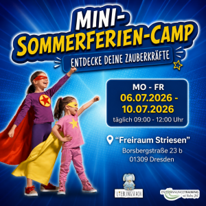 Mini-Sommerferien-Camp "Entdecke deine Zauberkräfte"